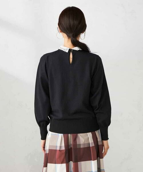 a.v.v / アー・ヴェ・ヴェ ニット・セーター | 2WAYレースカラーニット | 詳細18