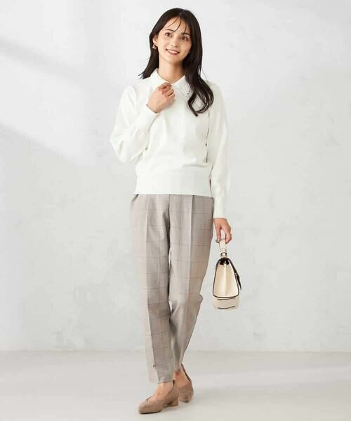 a.v.v / アー・ヴェ・ヴェ ニット・セーター | 2WAYレースカラーニット | 詳細4