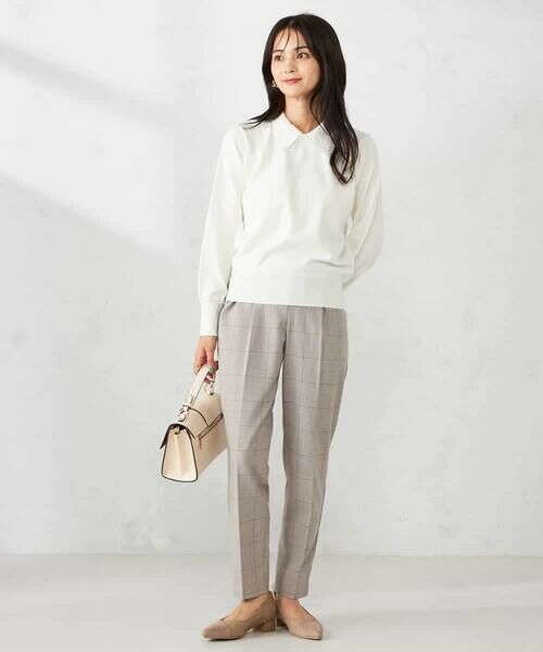 a.v.v / アー・ヴェ・ヴェ ニット・セーター | 2WAYレースカラーニット | 詳細6