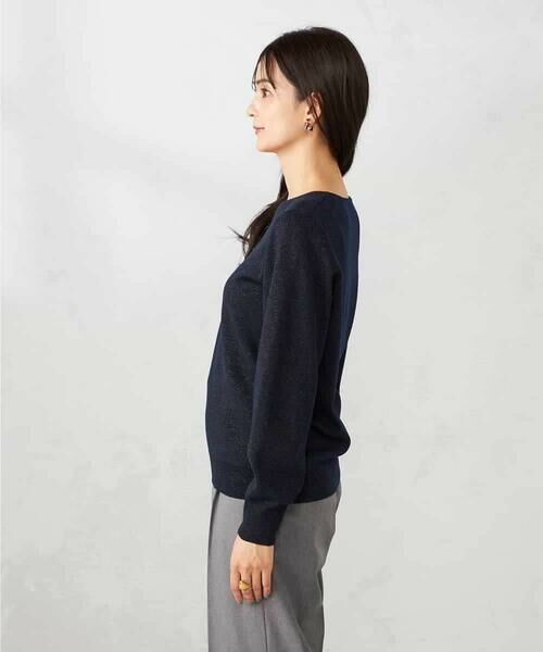 a.v.v / アー・ヴェ・ヴェ ニット・セーター | 【洗える】ラメVネック美ラクるパフスリーブニット | 詳細27