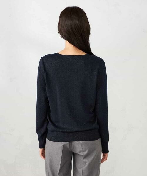 a.v.v / アー・ヴェ・ヴェ ニット・セーター | 【洗える】ラメVネック美ラクるパフスリーブニット | 詳細28