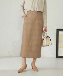 a.v.v / アー・ヴェ・ヴェ ロング・マキシ丈スカート | ラメチェックナロースカート