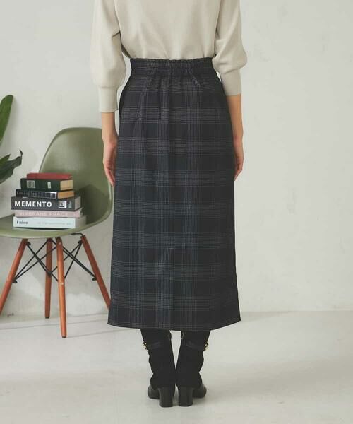 a.v.v / アー・ヴェ・ヴェ ロング・マキシ丈スカート | ラメチェックナロースカート | 詳細14