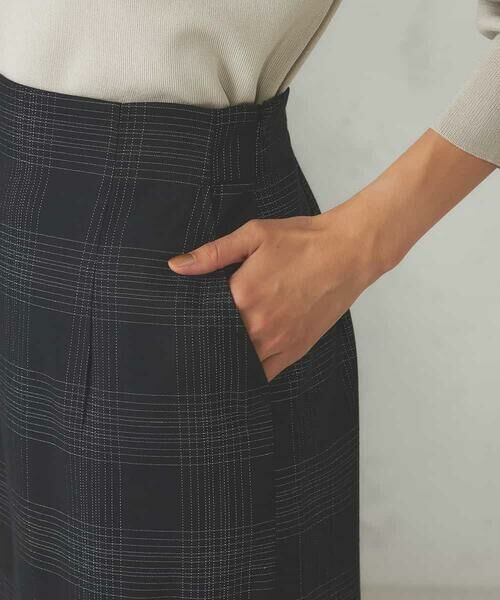 a.v.v / アー・ヴェ・ヴェ ロング・マキシ丈スカート | ラメチェックナロースカート | 詳細17