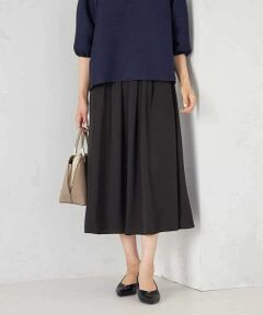a.v.v / アー・ヴェ・ヴェ ロング・マキシ丈スカート | 【洗える/セットアップ可】タックフレアスカート