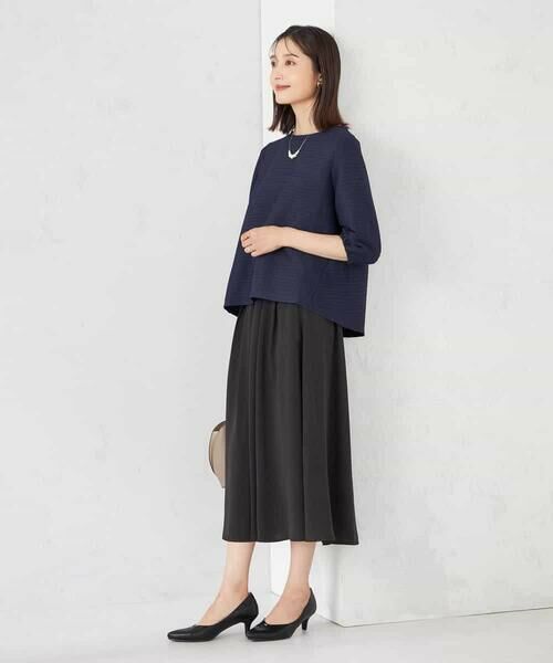 a.v.v / アー・ヴェ・ヴェ ロング・マキシ丈スカート | 【洗える/セットアップ可】タックフレアスカート | 詳細16