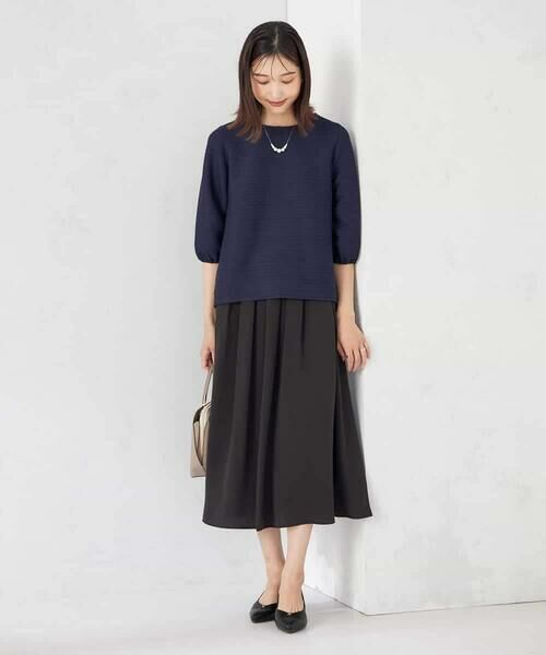 a.v.v / アー・ヴェ・ヴェ ロング・マキシ丈スカート | 【洗える/セットアップ可】タックフレアスカート | 詳細17