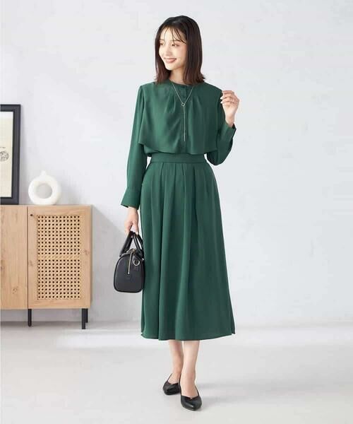 a.v.v / アー・ヴェ・ヴェ ロング・マキシ丈スカート | 【洗える/セットアップ可】タックフレアスカート | 詳細2