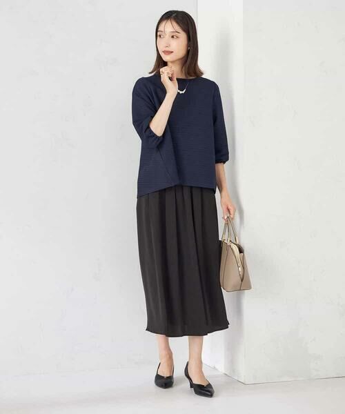 a.v.v / アー・ヴェ・ヴェ ロング・マキシ丈スカート | 【洗える/セットアップ可】タックフレアスカート | 詳細20