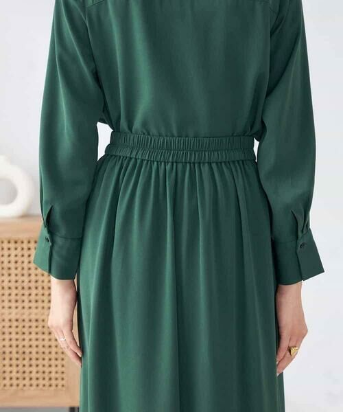 a.v.v / アー・ヴェ・ヴェ ロング・マキシ丈スカート | 【洗える/セットアップ可】タックフレアスカート | 詳細25