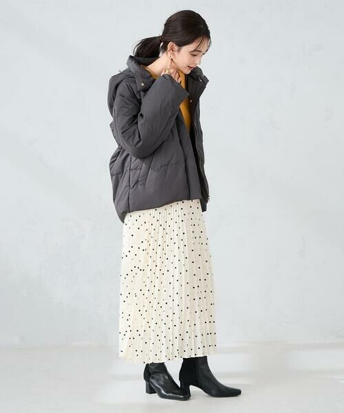 a.v.v / アー・ヴェ・ヴェ ロング・マキシ丈スカート | 【洗える】ドットプリーツスカート | 詳細11