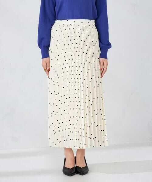 a.v.v / アー・ヴェ・ヴェ ロング・マキシ丈スカート | 【洗える】ドットプリーツスカート | 詳細18