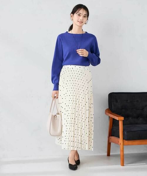 a.v.v / アー・ヴェ・ヴェ ロング・マキシ丈スカート | 【洗える】ドットプリーツスカート | 詳細5