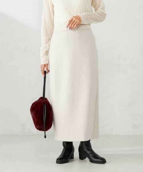 a.v.v / アー・ヴェ・ヴェ ロング・マキシ丈スカート | ダンボールナロースカート【セットアップ可】 | 詳細1