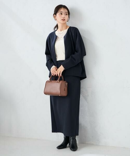 a.v.v / アー・ヴェ・ヴェ ロング・マキシ丈スカート | ダンボールナロースカート【セットアップ可】 | 詳細20