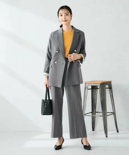 a.v.v / アー・ヴェ・ヴェ テーラードジャケット | 【ストレッチ/雑誌InRed(宝島社)11月号掲載】ダブルブレストジャケット | 詳細15