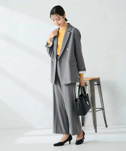 a.v.v / アー・ヴェ・ヴェ テーラードジャケット | 【ストレッチ/雑誌InRed(宝島社)11月号掲載】ダブルブレストジャケット | 詳細16