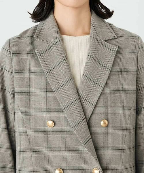 a.v.v / アー・ヴェ・ヴェ テーラードジャケット | 【ストレッチ/雑誌InRed(宝島社)11月号掲載】ダブルブレストジャケット | 詳細21