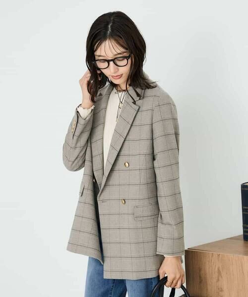 a.v.v / アー・ヴェ・ヴェ テーラードジャケット | 【ストレッチ/雑誌InRed(宝島社)11月号掲載】ダブルブレストジャケット | 詳細6