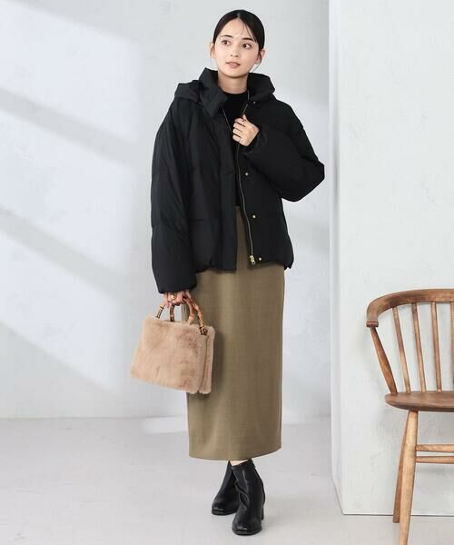 a.v.v / アー・ヴェ・ヴェ ダウンジャケット・ベスト | 【2WAY】スタンドネックショートダウンジャケット | 詳細3