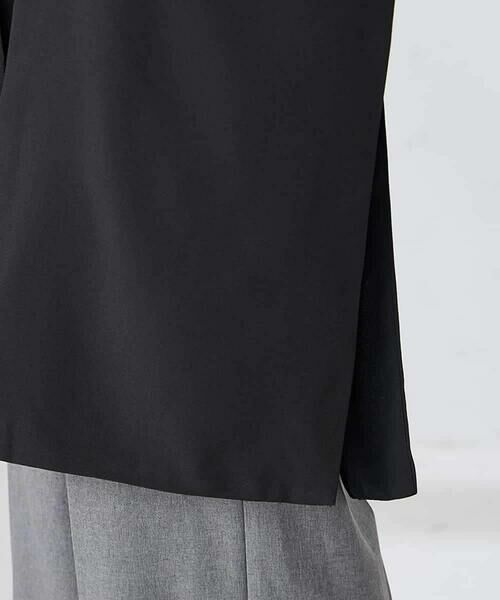 a.v.v / アー・ヴェ・ヴェ ベスト | 異素材切り替えロングジレ | 詳細22