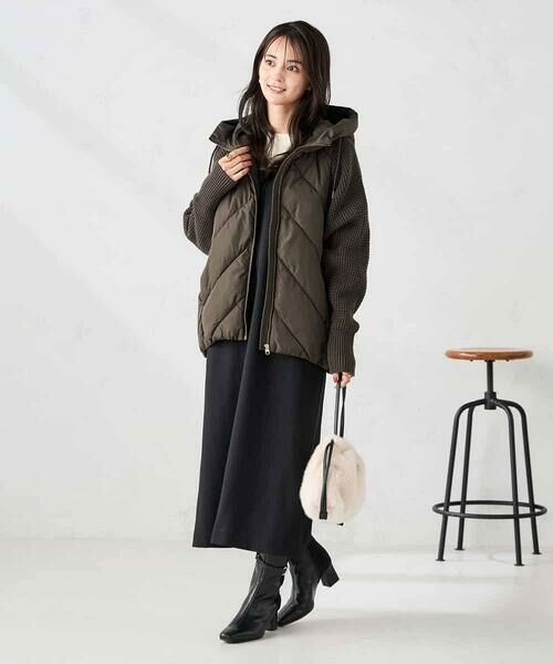 a.v.v / アー・ヴェ・ヴェ その他アウター | キルトニットドッキングジャケット | 詳細12