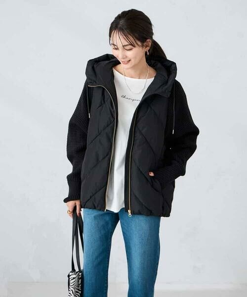 a.v.v / アー・ヴェ・ヴェ その他アウター | キルトニットドッキングジャケット | 詳細15