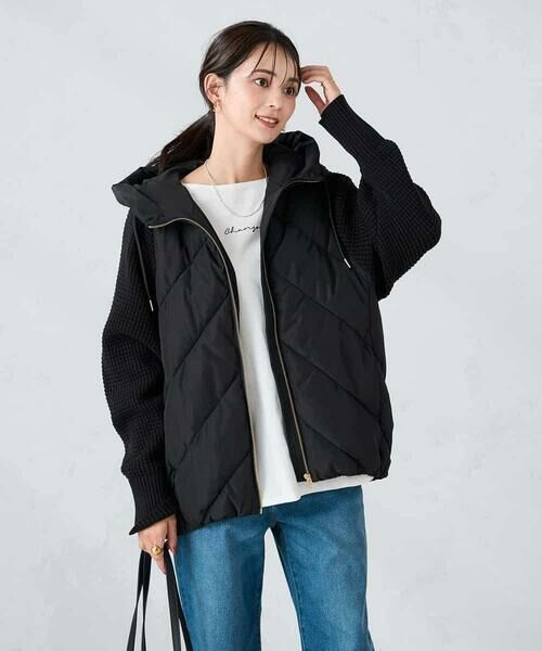 a.v.v / アー・ヴェ・ヴェ その他アウター | キルトニットドッキングジャケット | 詳細16