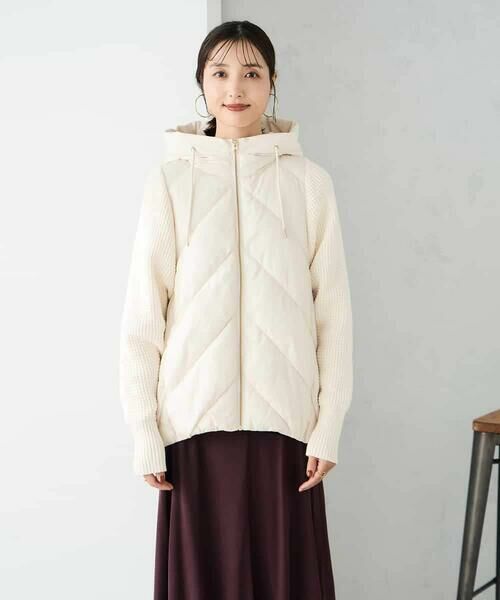 a.v.v / アー・ヴェ・ヴェ その他アウター | キルトニットドッキングジャケット | 詳細21