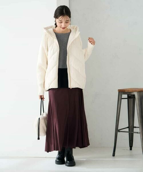 a.v.v / アー・ヴェ・ヴェ その他アウター | キルトニットドッキングジャケット | 詳細4