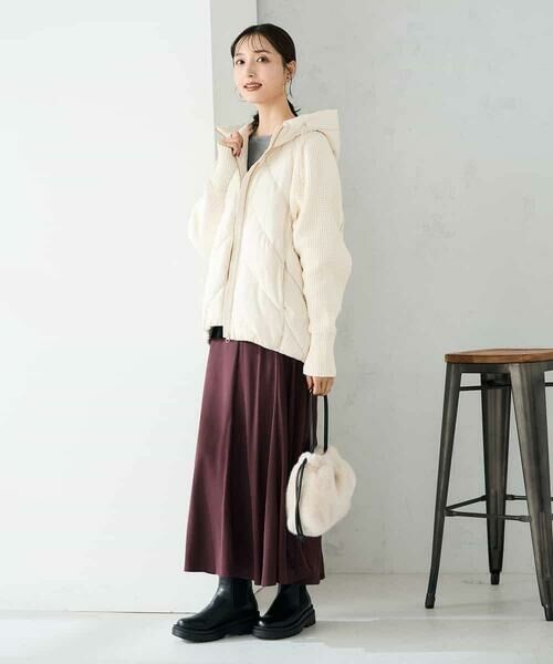 a.v.v / アー・ヴェ・ヴェ その他アウター | キルトニットドッキングジャケット | 詳細6