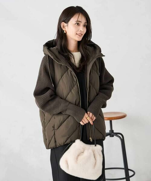 a.v.v / アー・ヴェ・ヴェ その他アウター | キルトニットドッキングジャケット | 詳細8