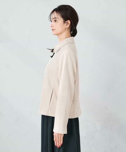 a.v.v / アー・ヴェ・ヴェ その他アウター | フェイクスエードステンカラーブルゾン | 詳細1