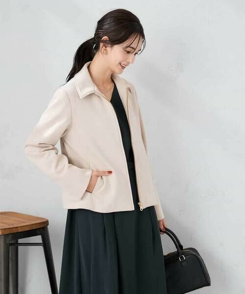 a.v.v / アー・ヴェ・ヴェ その他アウター | フェイクスエードステンカラーブルゾン | 詳細10