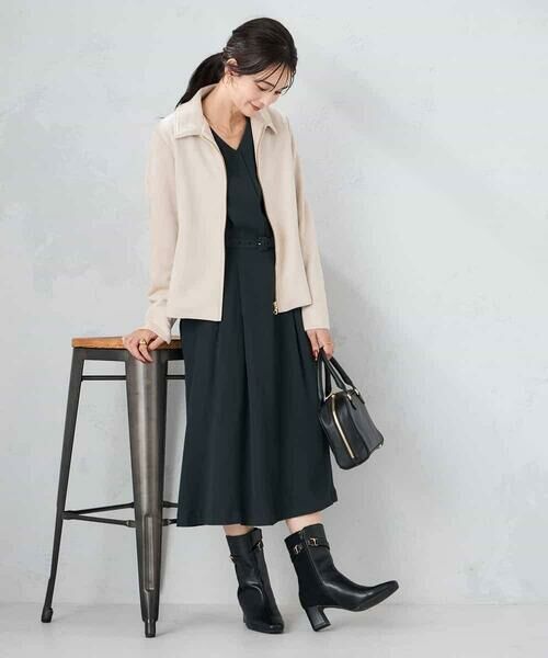 a.v.v / アー・ヴェ・ヴェ その他アウター | フェイクスエードステンカラーブルゾン | 詳細15