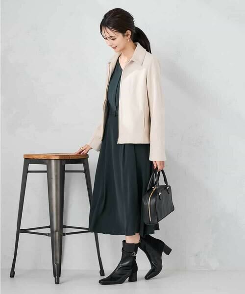 a.v.v / アー・ヴェ・ヴェ その他アウター | フェイクスエードステンカラーブルゾン | 詳細16