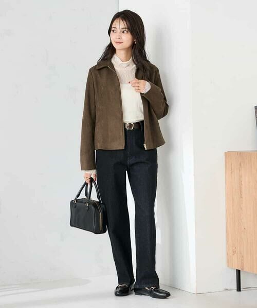 a.v.v / アー・ヴェ・ヴェ その他アウター | フェイクスエードステンカラーブルゾン | 詳細22