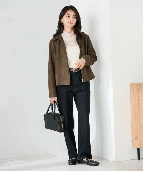 a.v.v / アー・ヴェ・ヴェ その他アウター | フェイクスエードステンカラーブルゾン | 詳細24