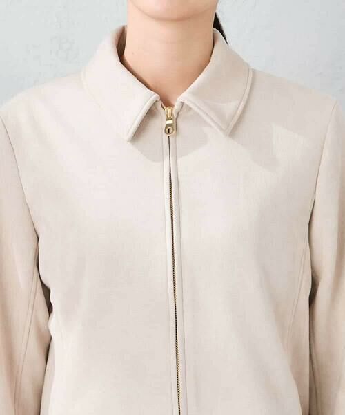 a.v.v / アー・ヴェ・ヴェ その他アウター | フェイクスエードステンカラーブルゾン | 詳細3