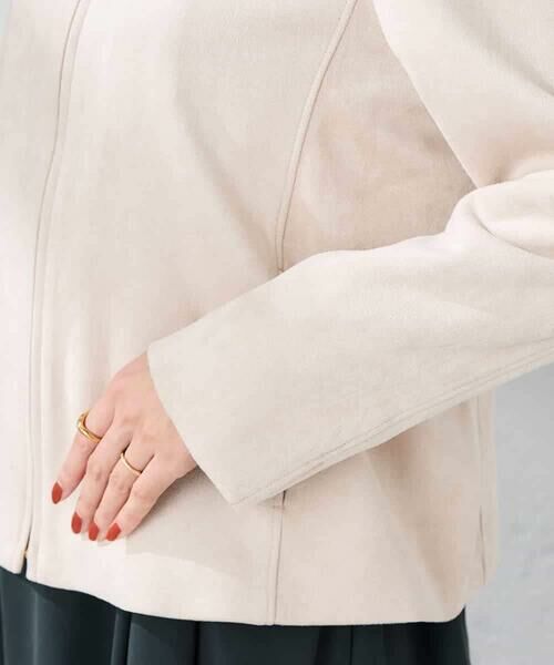 a.v.v / アー・ヴェ・ヴェ その他アウター | フェイクスエードステンカラーブルゾン | 詳細4