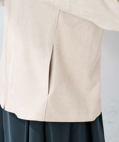 a.v.v / アー・ヴェ・ヴェ その他アウター | フェイクスエードステンカラーブルゾン | 詳細6