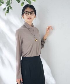 a.v.v / アー・ヴェ・ヴェ カットソー | シアーストレッチハイネックトップス