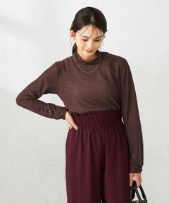 a.v.v / アー・ヴェ・ヴェ カットソー | シアーストレッチハイネックトップス