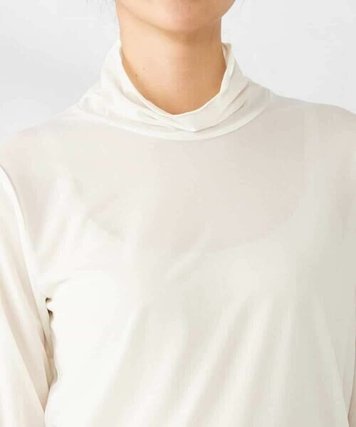 a.v.v / アー・ヴェ・ヴェ カットソー | シアーストレッチハイネックトップス | 詳細1