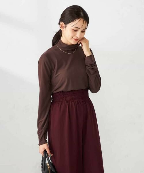 a.v.v / アー・ヴェ・ヴェ カットソー | シアーストレッチハイネックトップス | 詳細25