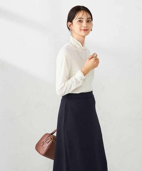 a.v.v / アー・ヴェ・ヴェ カットソー | シアーストレッチハイネックトップス | 詳細9