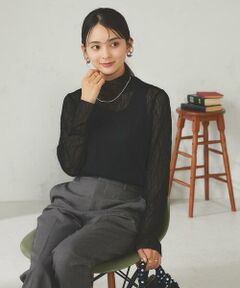 a.v.v / アー・ヴェ・ヴェ カットソー | シアーウェーブハイネックカットソー