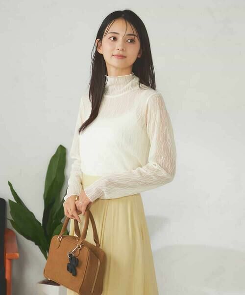 a.v.v / アー・ヴェ・ヴェ カットソー | シアーウェーブハイネックカットソー | 詳細3