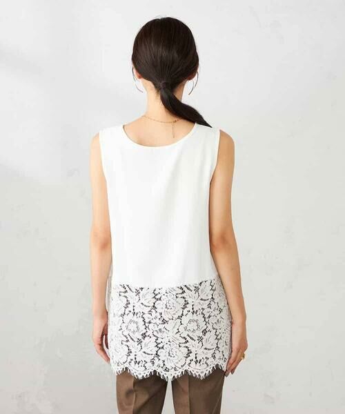 a.v.v / アー・ヴェ・ヴェ タンクトップ | レースヘムタンクトップ | 詳細10