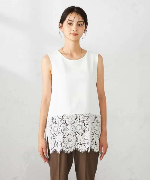 a.v.v / アー・ヴェ・ヴェ タンクトップ | レースヘムタンクトップ | 詳細8